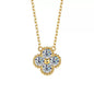 Moissanite Dainty Clover Necklace Bracelet Earrings