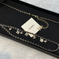 Chanel Black Leather Waist Band