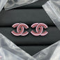 Chanel Color Strip Earrings
