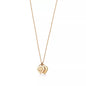 Tiffany Return to Tiffany Pendant w/Chain 18k Yellow Gold No Gemstone Mini