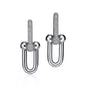 Tiffany HardWear Large Link Earrings with Pavé Diamonds