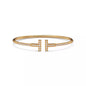 Tiffany T Pavé Diamond Wire Bangle