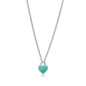 Tiffany Return to Tiffany Full Heart Necklace in Sterling Silver with Tiffany Blue