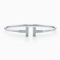 Tiffany T Diamond Wire Bracelet