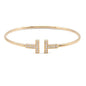 Tiffany T Diamond Wire Bracelet