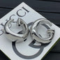 Gucci G Shape Hoop Earrings