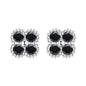 Moissanite Dainty Clover Necklace Bracelet Earrings