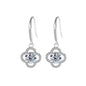 Moissanite Four Leaf Clove Earrings