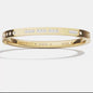 Bonheur Morse Code Moissanite Bangle