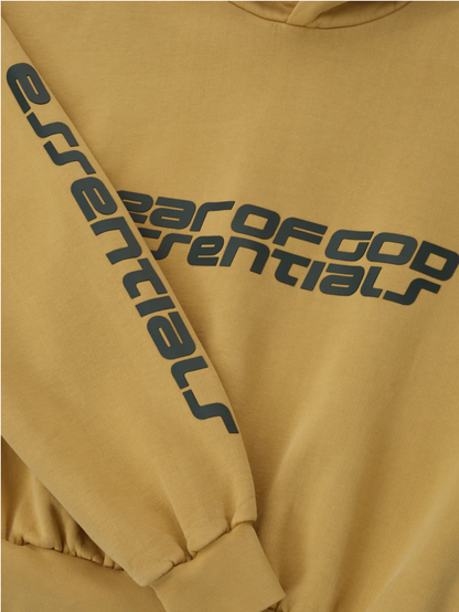 ESSENTIALS Cropped Relaxed Hoodie