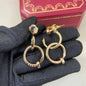 Cartier Juste un Clou Three Dangle Earrings