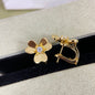 VCA Three Leave Flower Earstud