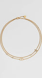 Dior Double Chain Star Necklace